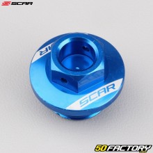 Tappo di rifornimento dell&#39;olio Suzuki RM-Z, Kawasaki KX, KXF 250, 450... Scar blu