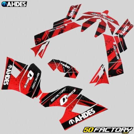 Graphic kit CFMoto Cforce 600 (since 2021) Ahdes red