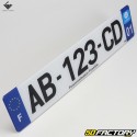 License plate car 520x110 mm homologated