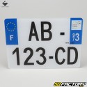 Quad license plate, 4x4 275x200 mm homologated