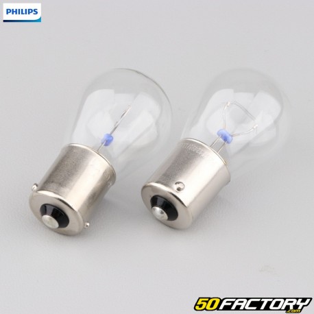 Blinker oder Glühlampen BA15S 12V 21W Philips LongLife EcoVision (Charge von 2)