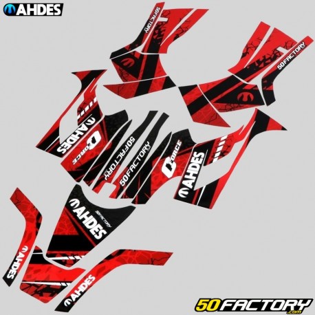 Graphic kit CFMoto Cforce 450, 520 (since 2021) Ahdes red