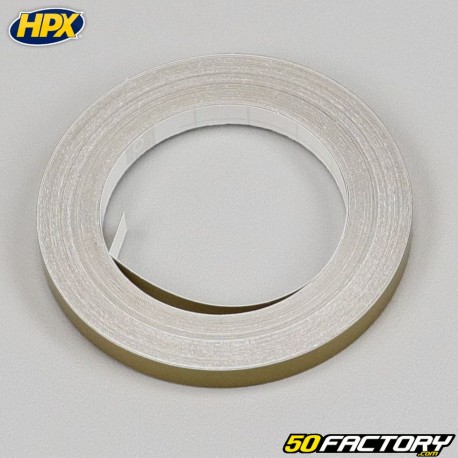 Adesivo de faixa de aro HPX dourado 6 mm