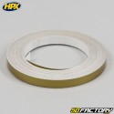 Adesivo de faixa de aro HPX dourado 6 mm