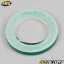 Adesivo con striscia cerchio HPX verde di 6 mm