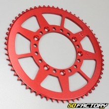 Couronne Fantic Caballero 62 dents 420 alu rouge