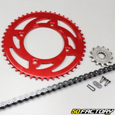 Kit de cadena 13x50x130 rojo Beta RR 50, Biker, Track (antes de 2011)