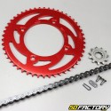 Kit de cadena 11x50x126 rojo Beta RR 50, Biker, Track (antes de 2011)