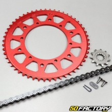 12x53x138 chain kit red Peugeot XR6 and XP Street