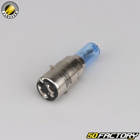 BA20D 12V 35 / 35W halogen headlight bulb Flosser Blue