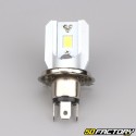 Headlight bulb H4 12V white leds V2