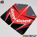 Kit grafiche adesivi Kymco Maxxer 300 (2021) Kutvek rosso