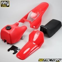 Kit plastiques complet Yamaha PW 80 Fifty rouge