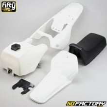 Kit plastiques complet Yamaha PW 80 Fifty blanc