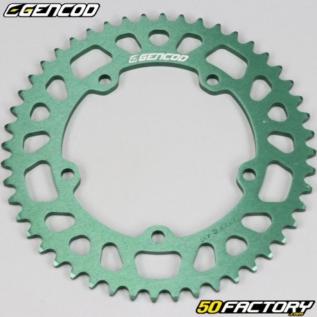 Rear sprocket 48 aluminum teeth 420 Aprilia,  Generic, KSR 50 ... Gencod army green