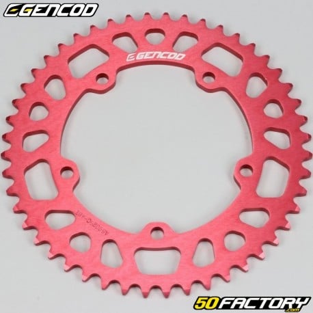 Rear sprocket 48 aluminum teeth 420 Aprilia,  Generic, KSR 50 ... Gencod pink