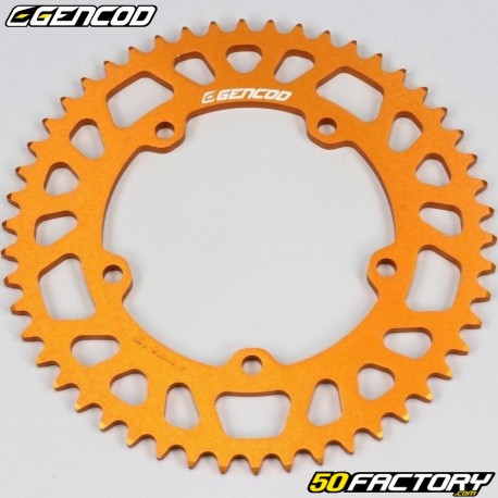 Couronne 50 dents alu 420 Aprilia, Generic, KSR 50... Gencod orange