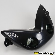 Doble faro MBK Nitro (1999 - 2012), Yamaha Aerox (1998 - 2012) 50 2 negro V2