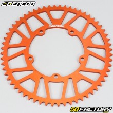 Couronne 60 dents alu 420 Aprilia, Generic, KSR 50... Gencod orange