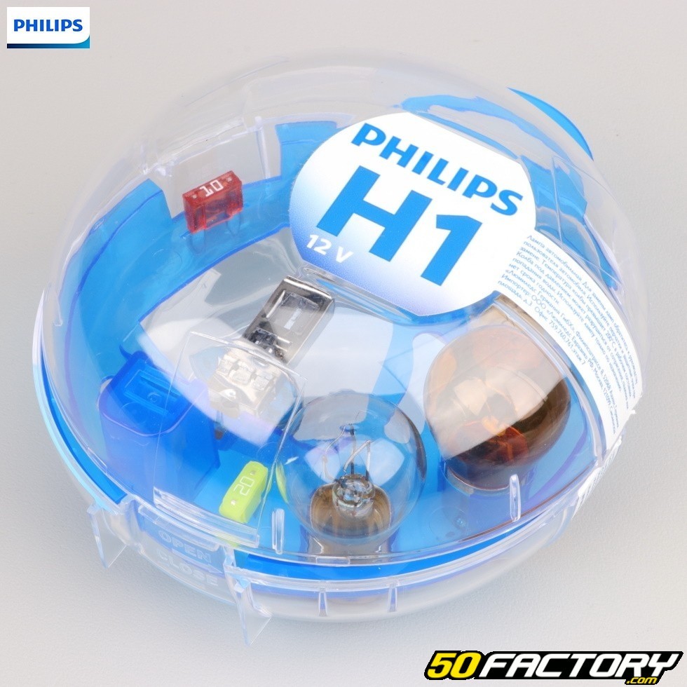 Ampoules H1 12V Philips Essential Box (coffret) - pièces