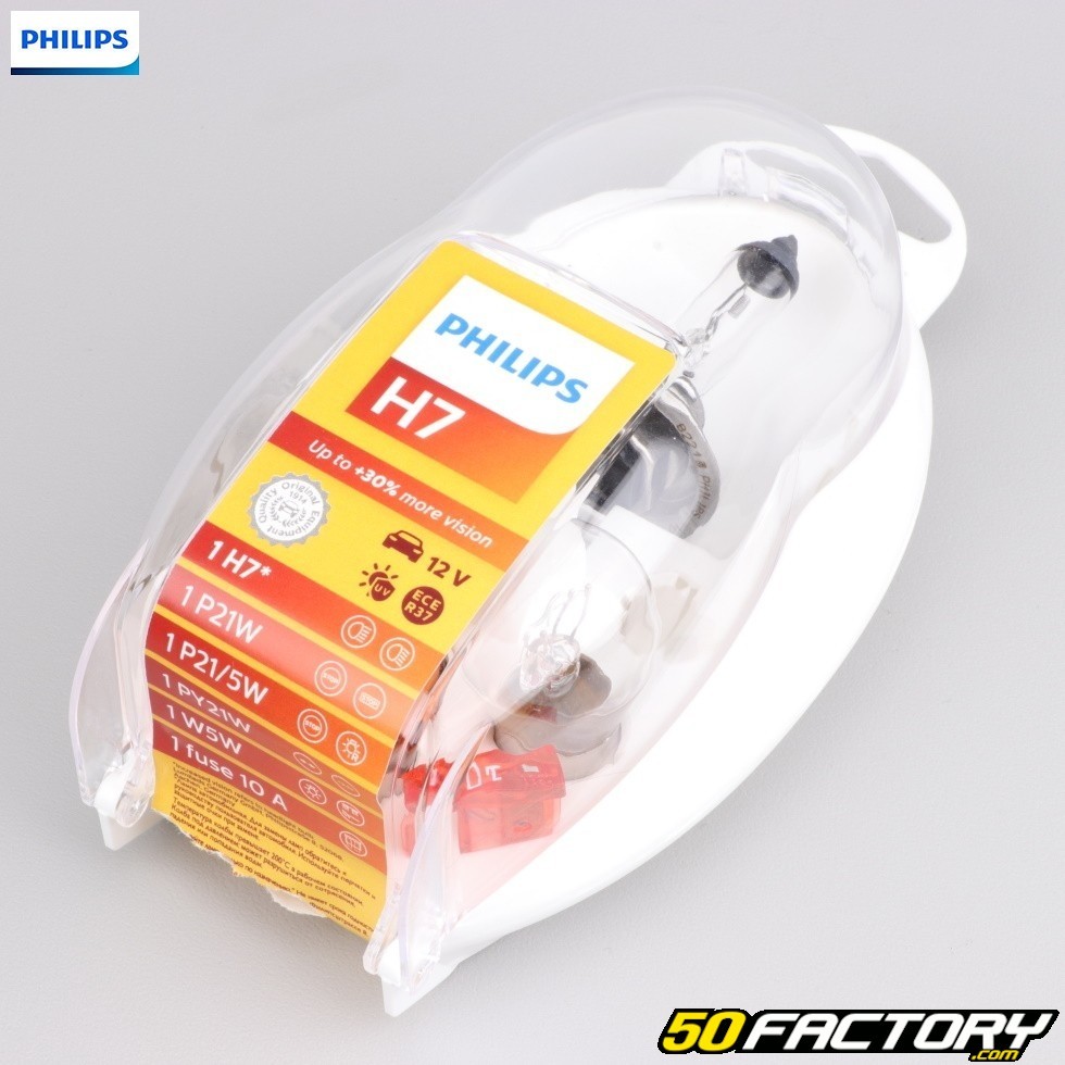 Ampoules H7 12V Philips Easy kit (coffret) - pièces