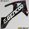 Kit decorativo Rieju  MRT 50 (desde 2022), MRT 125 (de 2021) Gencod Evo vermelho