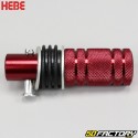 Hebe red universal aluminum footrests