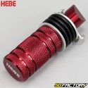 Hebe red universal aluminum footrests