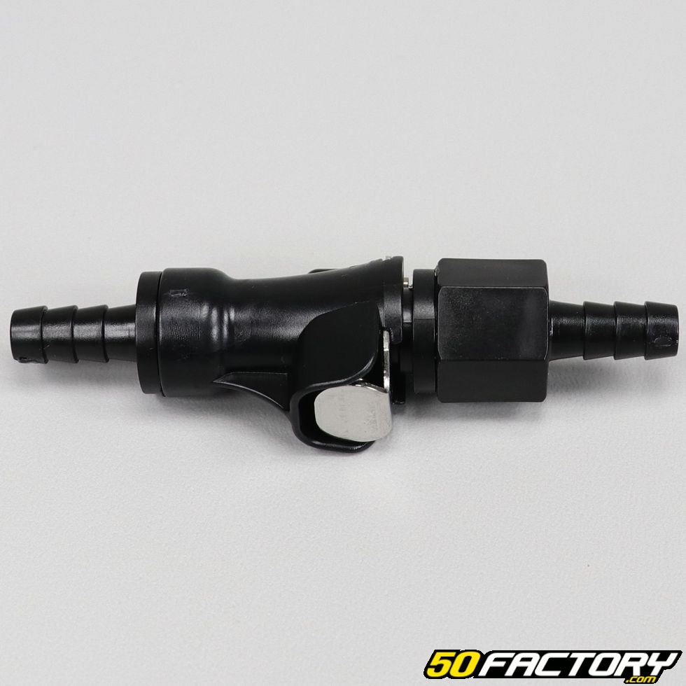 Raccord rapide durite essence 6mm noir Replay moto scooter cyclo mob scoot  quad