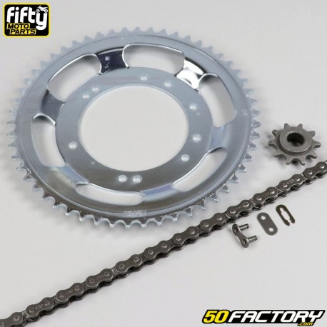 Kit chaîne 10x54x106 Ø98 mm Peugeot 103 SPX, RCX... Fifty