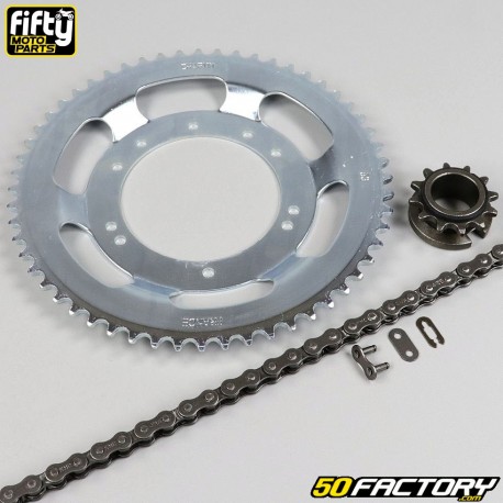 12x56x106 Ã˜98 mm chain kit Peugeot 103 (Gromeca rim, Bernardi) Fifty