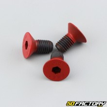 Brake disc or crown screw 2.5x2.5mm red (set of 2)