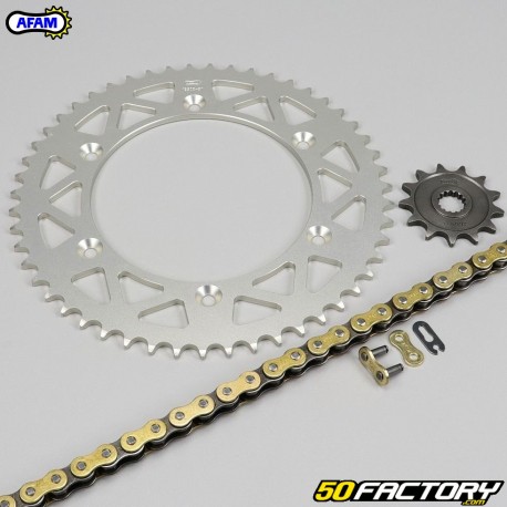 Kit chaîne renforcé 13x51x114 Yamaha YZ 125 (1989) Afam or