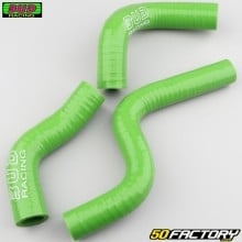 Durites de refroidissement Kawasaki KX 85, 100 (depuis 2014) Bud Racing vertes