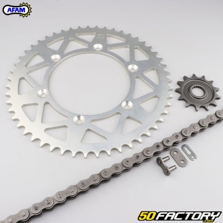 Kit chaîne 13x51x114 Yamaha YZF 250 (2009 - 2013) Afam gris