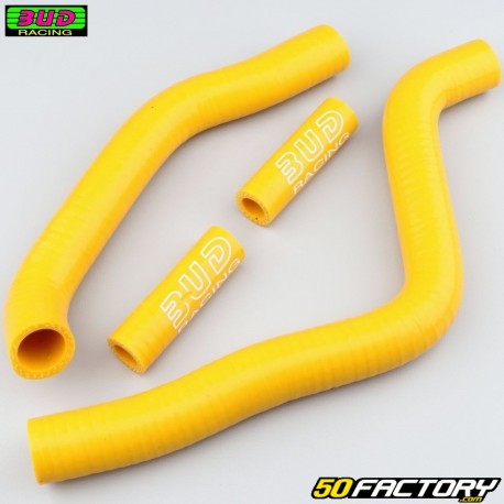 Durites de refroidissement Kawasaki KX 125 (2005 - 2008) Bud Racing jaunes