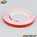 Adhesivo de tira de llanta HPX rojo de 6 mm