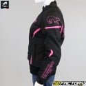 chaqueta de mujer Furygan Delia 3 en 1 X3O Moto homologada CE negra y rosa