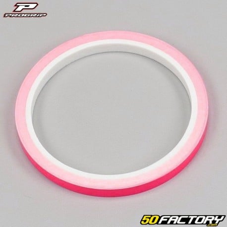 Felgenstreifenaufkleber Progrip  fluoreszierende Fuchsia mit Applikator XNUMX mm