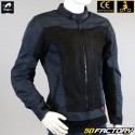 Blouson Furygan Mistral Evo 3 D3O homologué CE moto noir et bleu