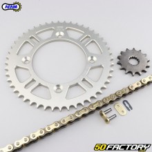 Kit catena rinforzata 14x48x118 Yamaha YZ 85 ruote piccole Afam dorata