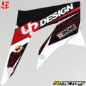 Kit gráfico ARRIBA Derbi Senda DRD Xtreme, Gilera SMT,  RCR (2011 - 2017) rojo