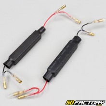 Resistenze per indicatori di direzione a LED neri da 20 W 10 ohm