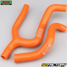 Reinforced radiator hoses KTM SX-F, Husqvarna FC, FE 350 (since 2019) Bud Racing oranges