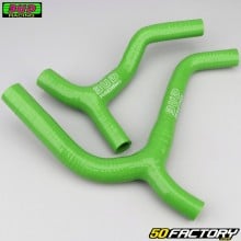 Coolant hoses Kawasaki KX, KXF 450 (since 2016) Bud Racing green