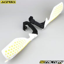 Protectores de manos Acerbis  X-Ultimate blanco y amarillo