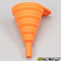 Flexible funnel for orange oil filling