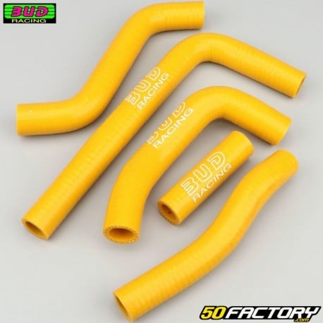 Durites de refroidissement Suzuki RM-Z 250 (2010) Bud Racing jaunes