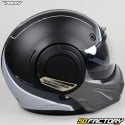 Casque modulable Nox Stratos Fighter noir et titanium mat