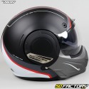 Modular helmet Nox Stratos Fighter matte black and white